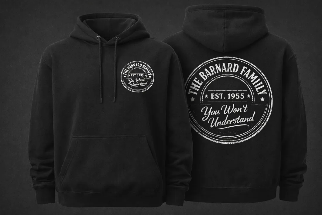 Barnard Family Stamp Hoodie