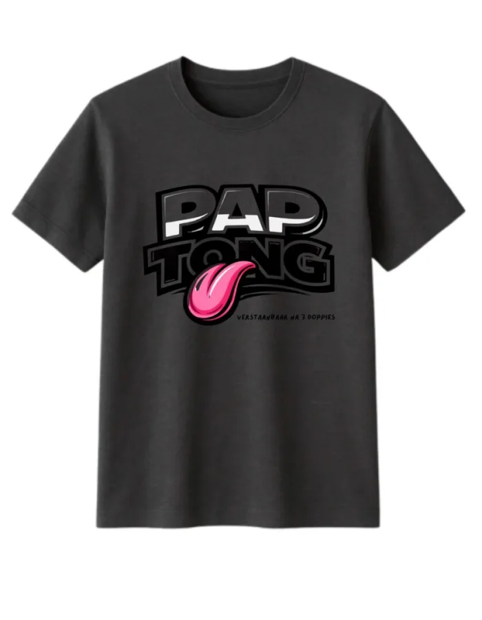 Pap Tong Mens Crew Neck T-Shirt